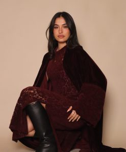 Alternative view of Vesper - Burgundy